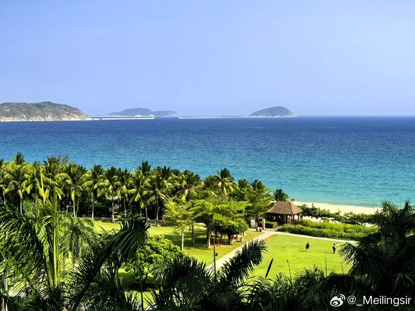 碧海蓝天中的海南梦想家园